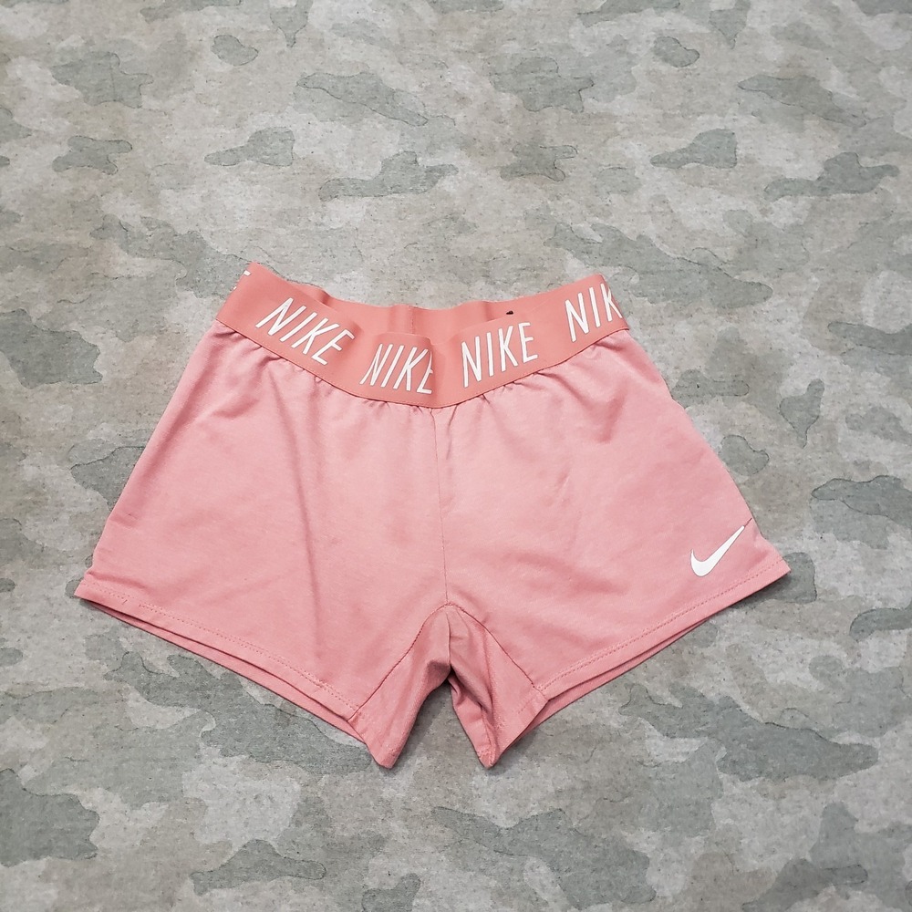 Nike Shorts Womens Medium Pink Dri-Fit Pull On Running Outdoors